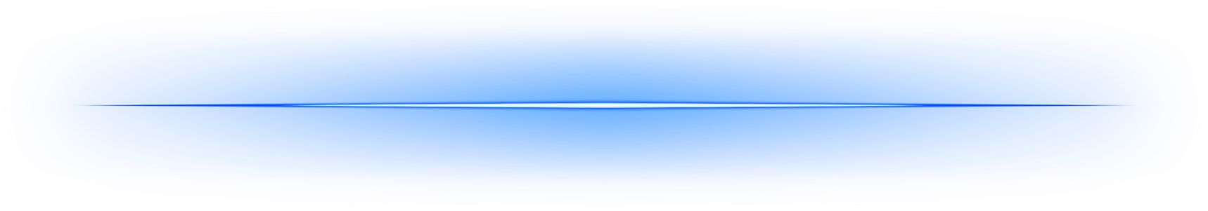 Glowing Blue Neon Line Light